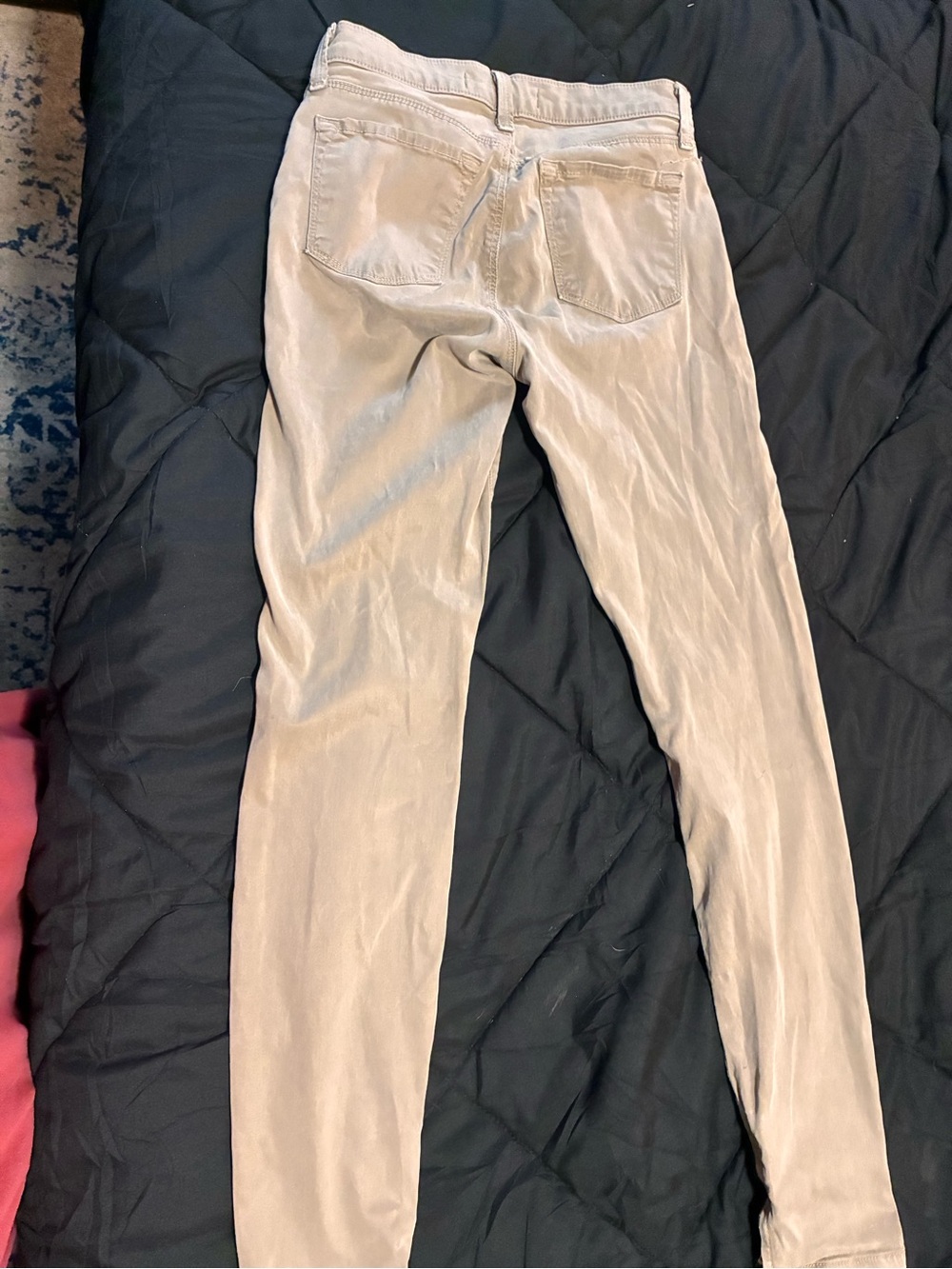 J Brand Tan Khaki Ankle Zip Skinny Pants - Size 25 - Picture 3 of 5